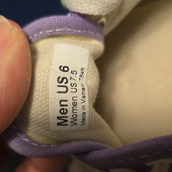 Woman's Vans sneakers, color lilac - Picture 6 of 6
